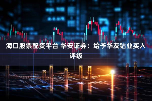 海口股票配资平台 华安证券：给予华友钴业买入评级